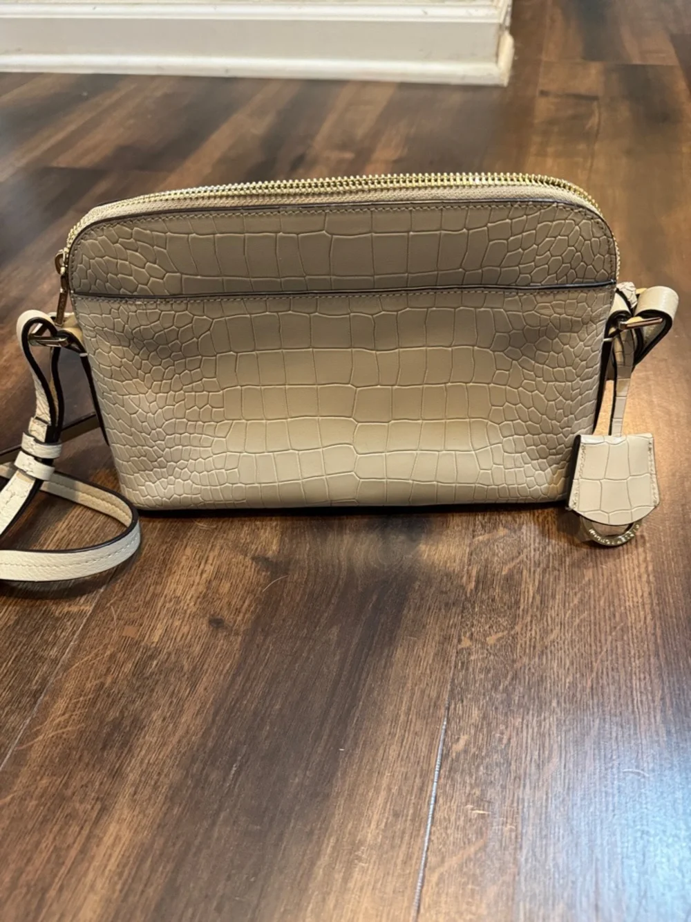 RADLEY LONDON Liverpool Street Croc-Embossed Crossbody Bag with Dust Bag